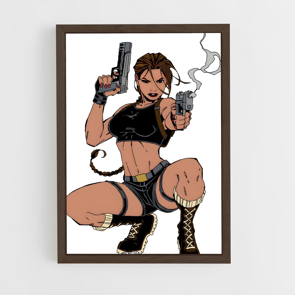 Poster Lara Croft: Gun Goddess – affiche Tomb raider (vue 5)